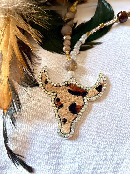 Buffalo Terre des sables  – Collier mi long Arastuce