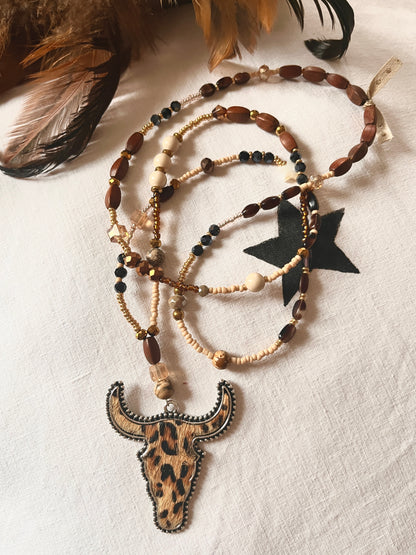 Buffalo Country – Collier mi long Arastuce