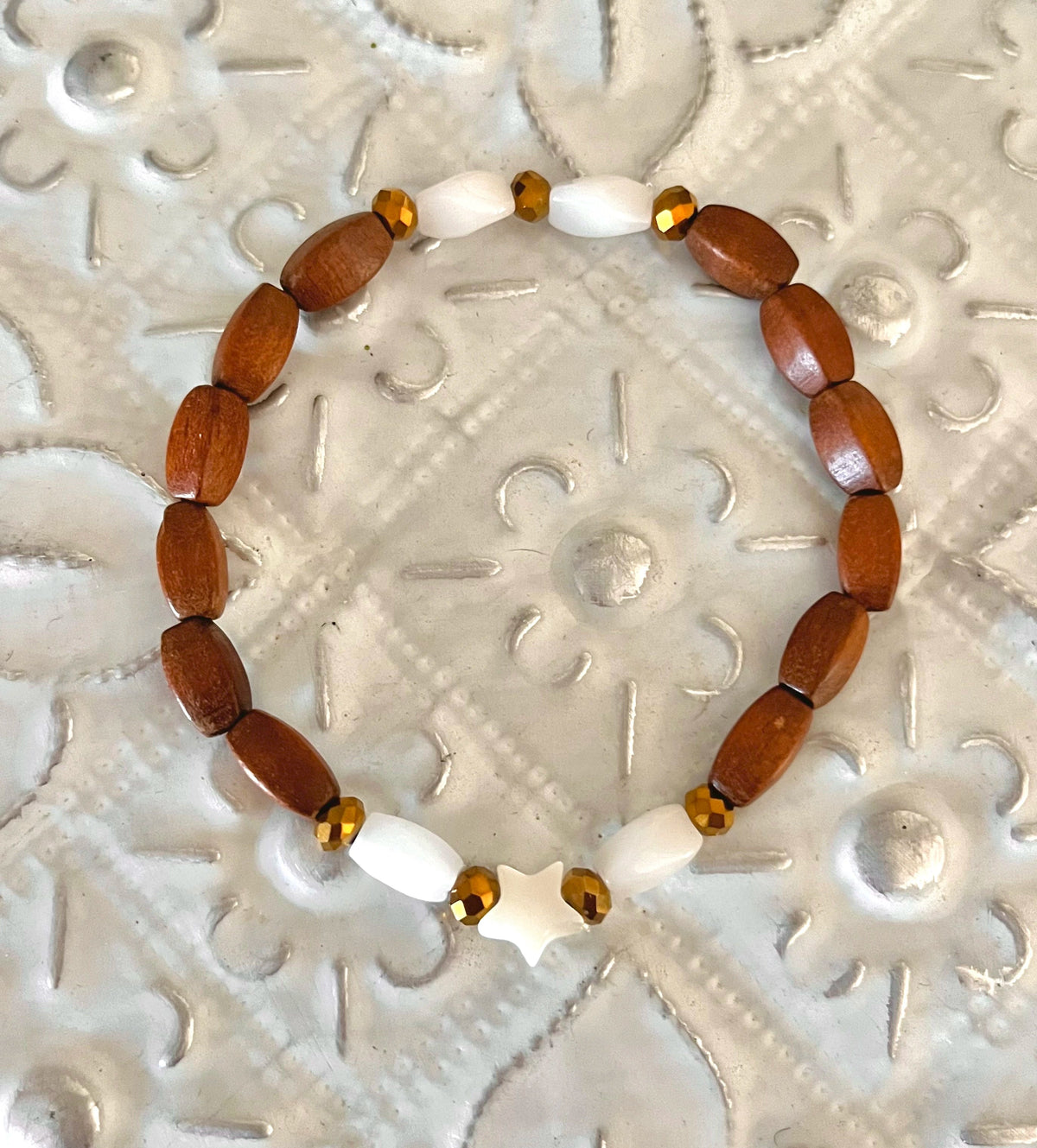 Stella – Bracelet étoile nacrée Arastuce