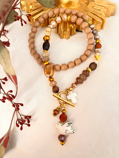 Céleste - collier - cham's Ma boutique