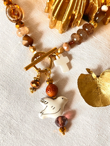 Céleste - collier - cham's Ma boutique