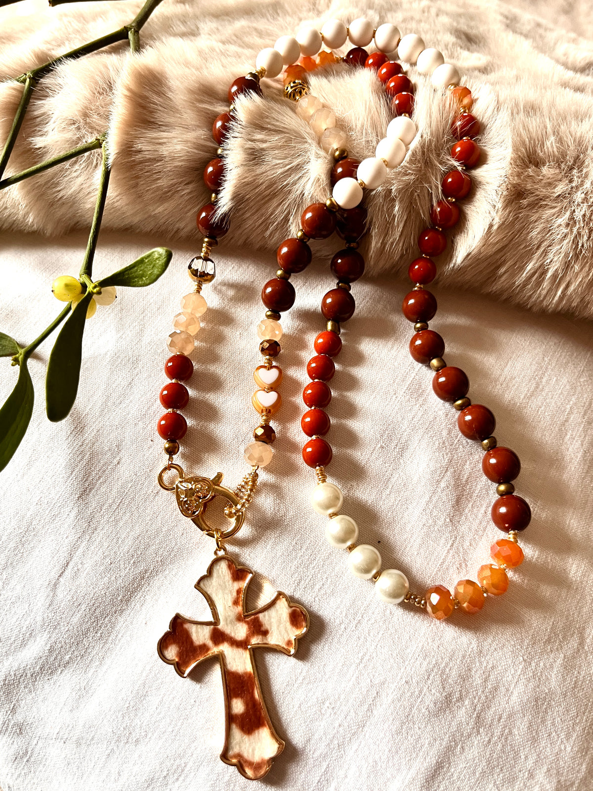 Mystic Terracotta – Collier mi long Arastuce