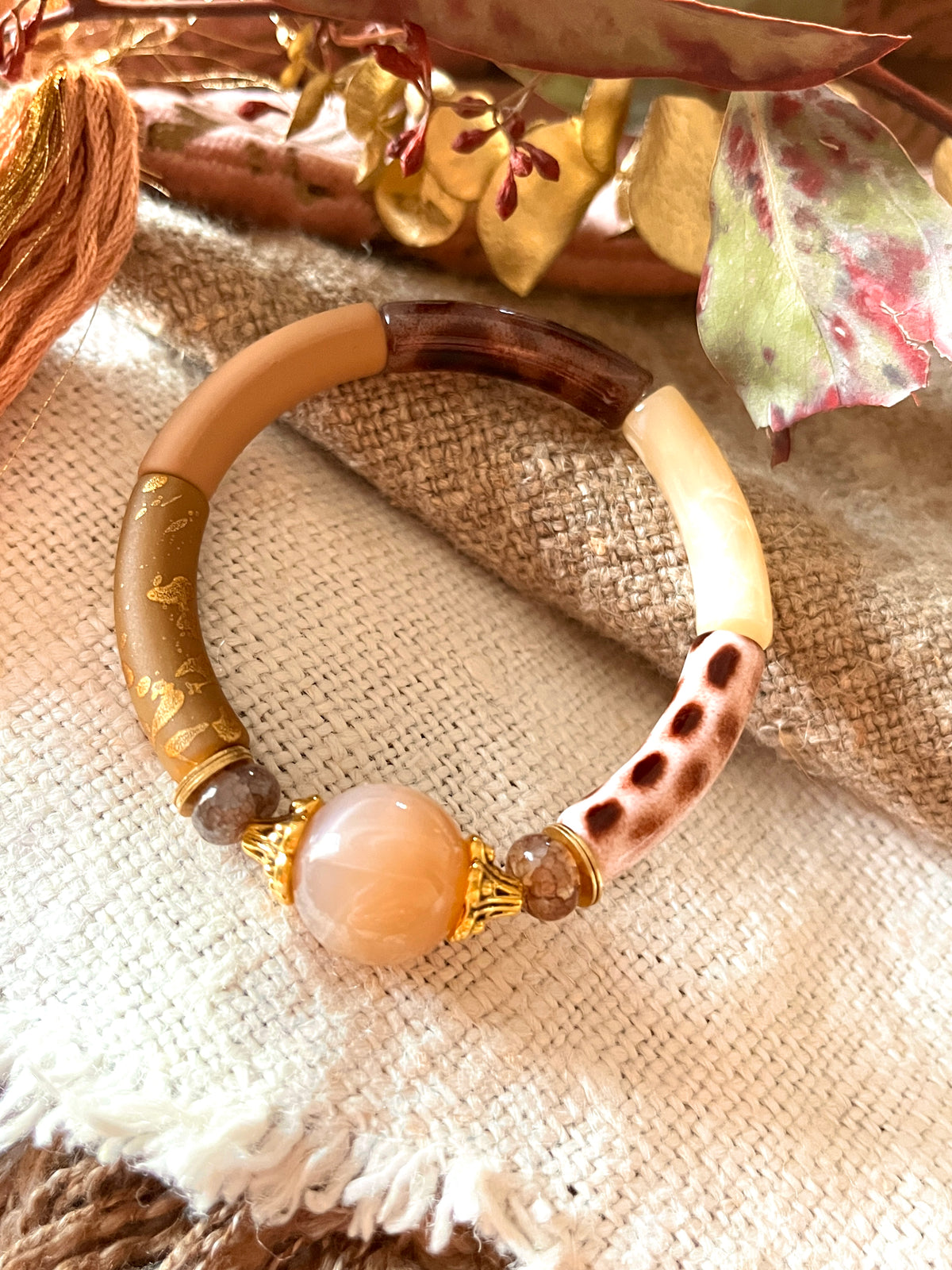 UNIK - Jonc Chic et Perles vintage Arastuce