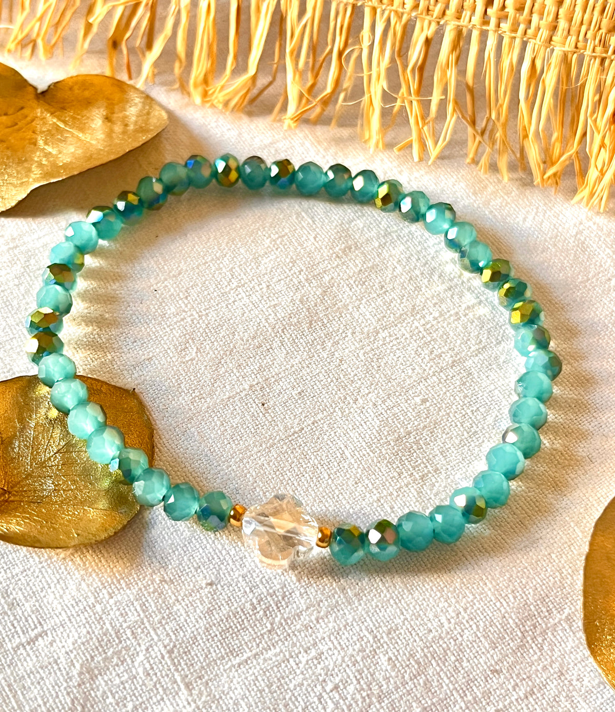 Azur - Bracelets Perles bleues & symboles